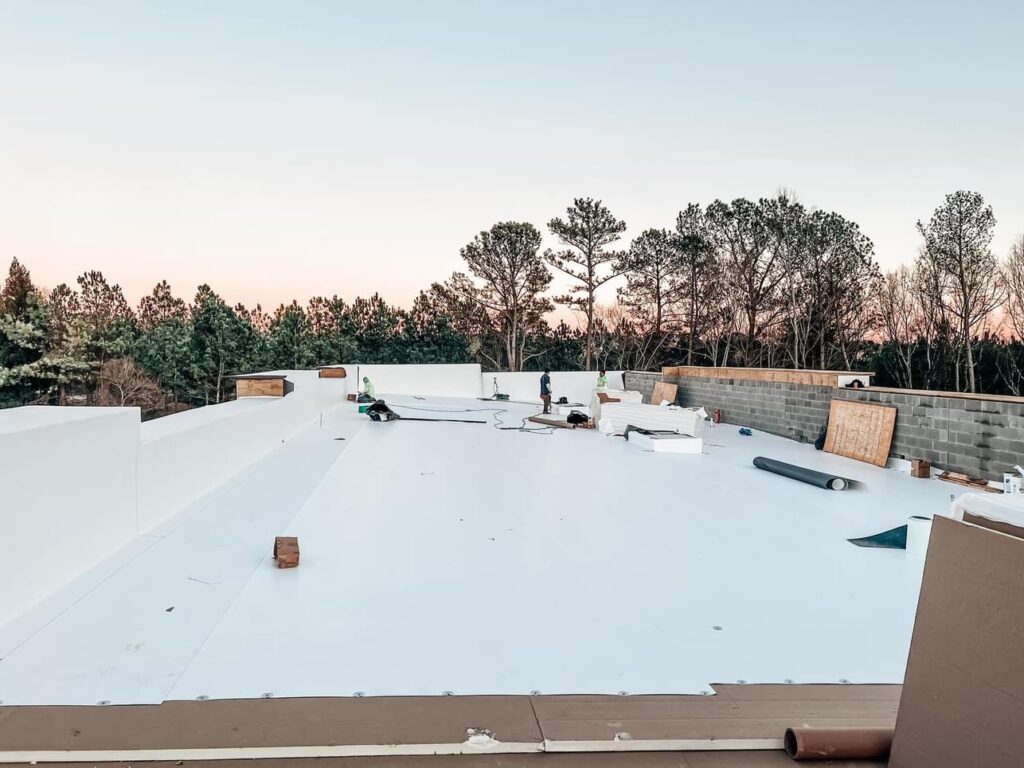 professional commercial roofing installation in Georgia